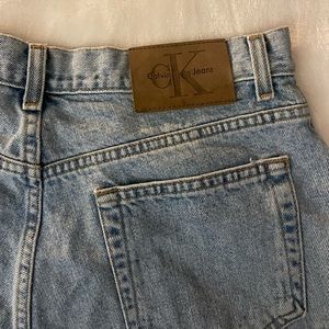 Vintage CK denim shorts